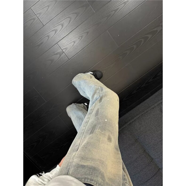 秋季美式潮流重磅水洗褶皱伞兵裤男女宽松水洗工装休闲裤K7071,男装工装外套,星座516A
