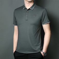 SQY9813男式2023年夏季新款T恤男短袖商务时尚休闲POLO衫男装P55，男装T恤，电商B360