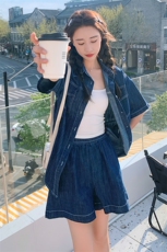 现货现货【新款首-发】休闲牛仔套装P125控185，女装套装/套裙，浙宝285（原212）