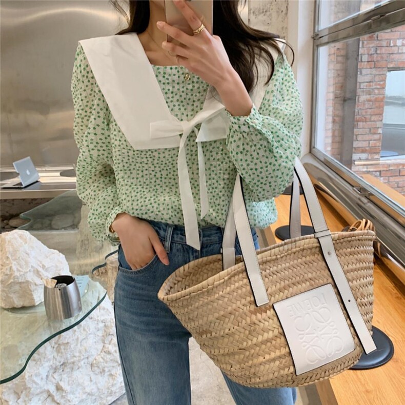 【现货】春款热卖款方型碎花小衫，其它，NIY