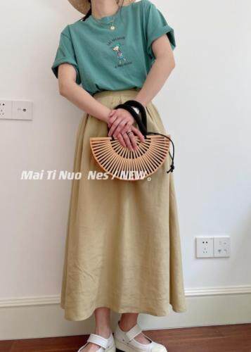 百搭显瘦半身长裙，女装，麦缇诺