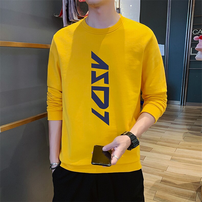 2021春秋新款圆领卫衣男潮ins休闲套头潮流宽松上衣外套DF111T,男装卫衣,电商A102