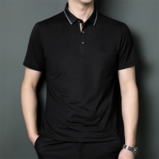 SQY9810男式2023年夏季新款T恤男短袖商务时尚休闲POLO衫男装P55，男装T恤，电商B360