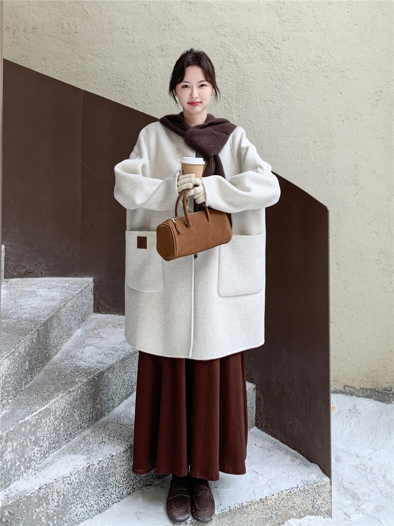 现货2025羊毛大衣70羊毛210-3297-P295-K428羊毛,女装双面呢大衣,浙宝210（原浙宝191）
