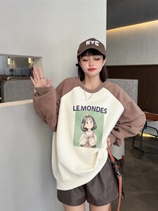 现货秋季新款：时尚潮流新款圆领卫衣图片