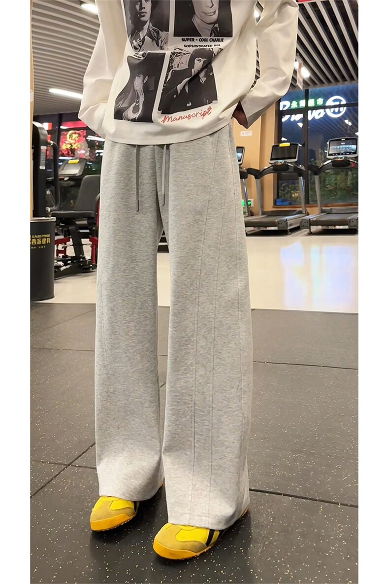 春季新款垂感休闲裤慵懒宽松美式复古卫裤男女C62170-TP3059,男装休闲裤,电商A102