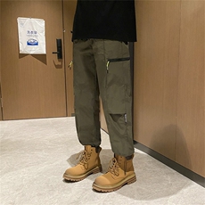 夏季新款户外冰丝速干宽松直筒休闲裤薄款束脚冲锋裤，男装休闲裤，星座410-6（原星座1304-1）