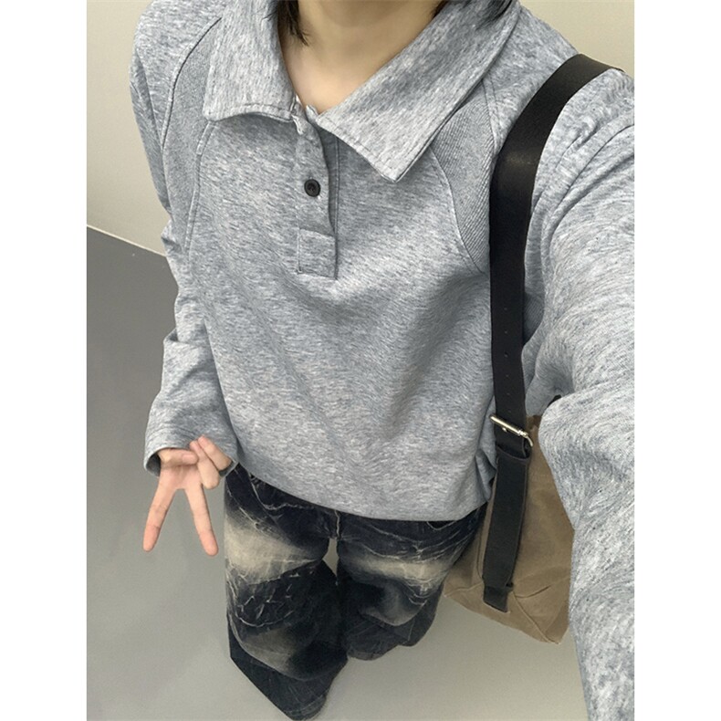 华棉280g解构拼接亨利领长袖T恤男T53701特P18T53701J加绒特P23,男装T恤,电商A001-1