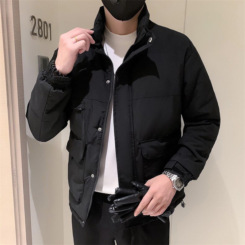 冬季工装潮流加厚韩版棉衣外套棉服小伙店主风MY923特P75,男装棉衣,星座301B-1