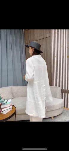 【现货】夏季新款韩版麻料外套，女装，雅克赛奇