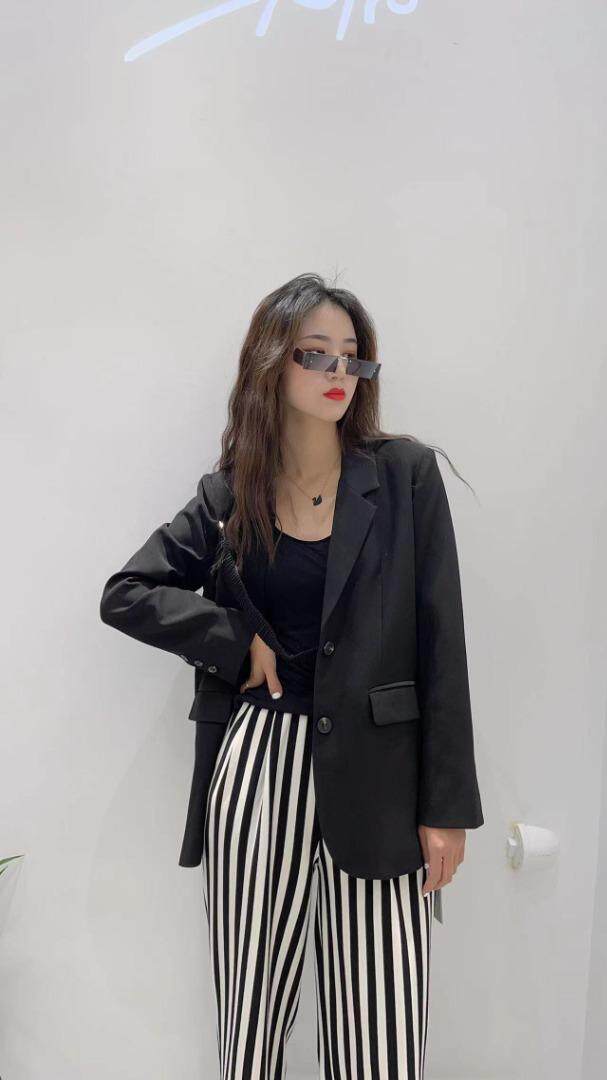 汪尚春SHANGCHUN·W 春装2022松紧带装饰西服，其它，SHANGCHUN·W 汪尚春