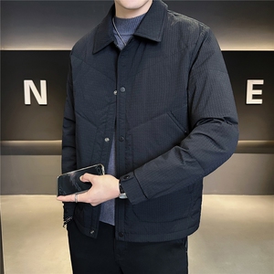 6622-L-4XL-P175标50绒店主冬季翻领休闲定制面料轻薄羽绒服男图片