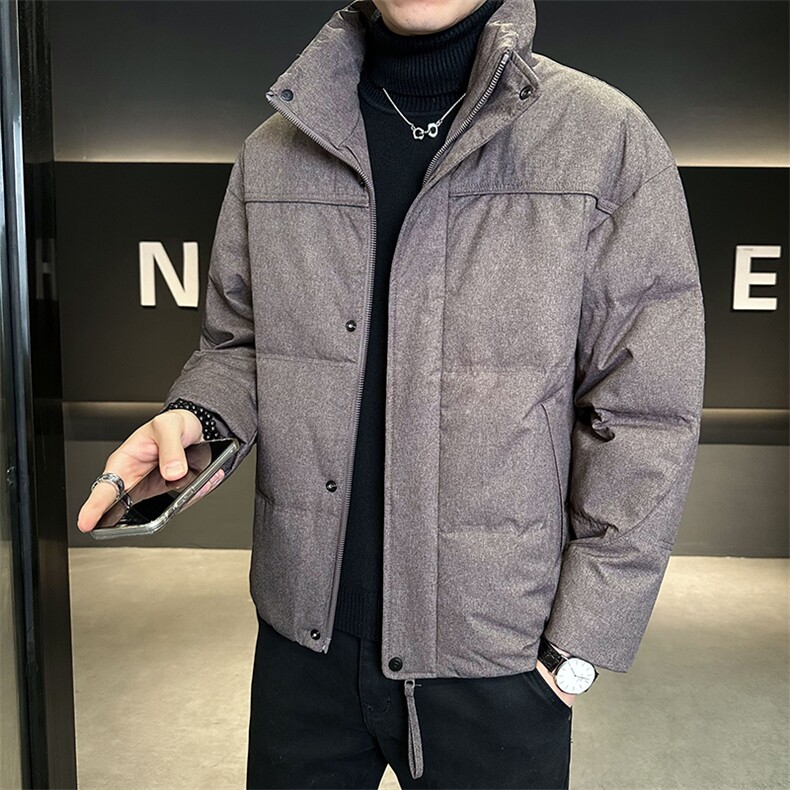 标50男士羽绒服2025新款立领加厚外套B240-YR9905-P205,男装羽绒服,电商B240