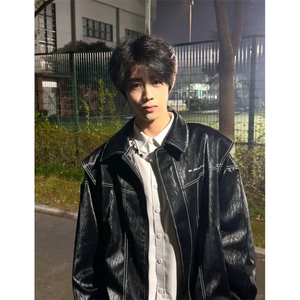 现货不缺货 假两件皮衣 夹克外套 1209-1-JK17-P108（网图）图片