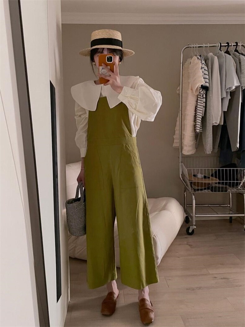 夏季新款现货，设计款背带裤，其它，单井 Single Well