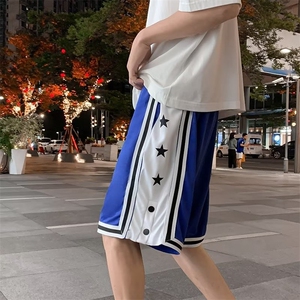 男夏季港风休闲裤新款青春流行直筒潮时尚潮牌直筒款K32-P26图片