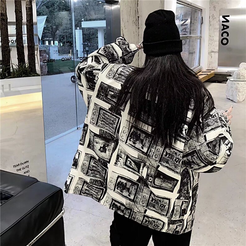 复古潮流棒球服外套男女春秋新款春季宽松设计感夹克,男装夹克,星座1013