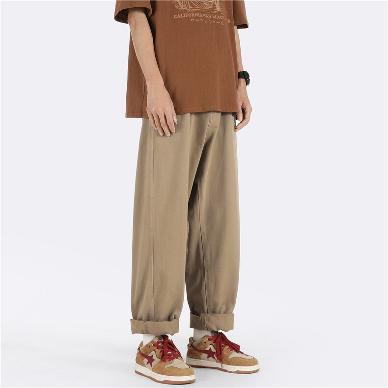 新款拉链门襟休闲裤无影墙M~5XL XZ604-KG58-P60控78图片