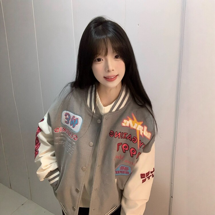 2025秋冬季帽衫女灰色上衣开衫慵懒宽松廓形连帽卫衣女加绒外套,女装短外套,星座218-8