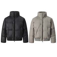 冬季clean立领棉服中性加厚PU皮短款棉衣HZ8810-特P72不议价，男装棉衣，星座610B-1