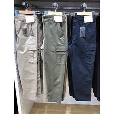 慵懒原宿简约秋季男女款时尚休闲宽腿工装裤多口袋束脚运动裤潮流，女装休闲裤，星座1210-1