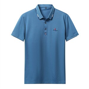 男士短袖t恤夏季男士翻领上衣服半袖体恤潮流休闲男装t桖衫，男装T恤，电商B212（原钱塘6029）