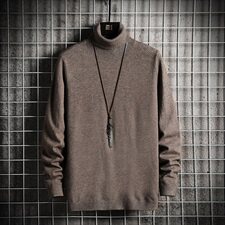 可翻高领毛衣男打底衫秋冬季新款男士针织衫韩版潮流多色DF65T，男装针织衫/毛衣，电商A102