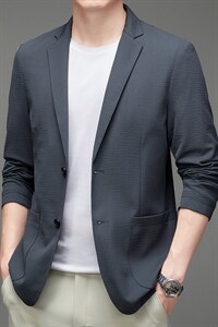 2023秋季爸爸西装休闲外套男中老年商务休闲西服MNSABX7016-P210,男装西服,电商B212（原钱塘6029）