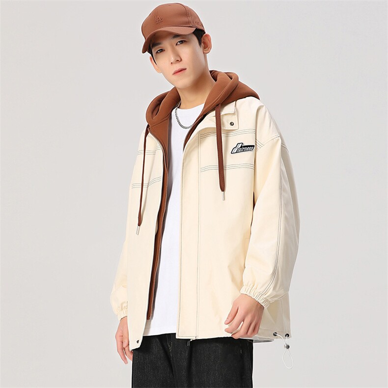 秋冬款棒球服外套男潮牌潮流字母刺绣情侣学生夹克22110-P80控128,男装夹克,星座717