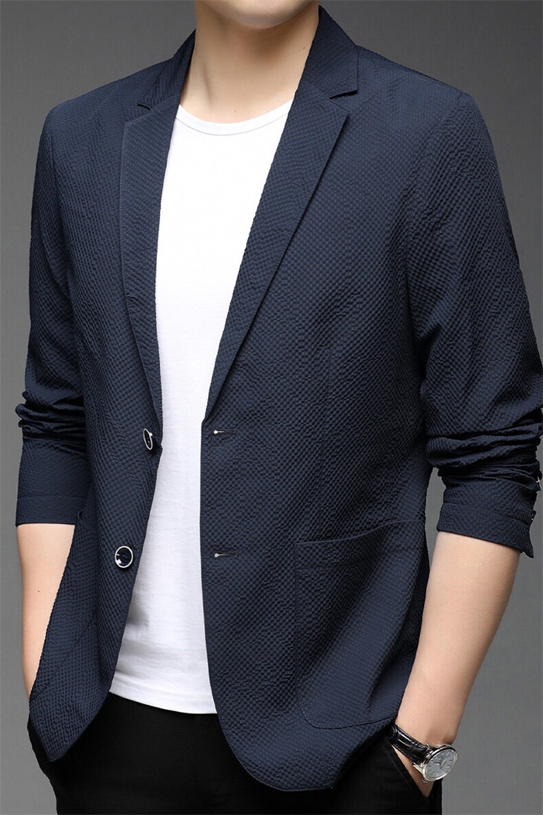 春秋款男士休闲商务西服外套单西男装,男装西服,钱塘207-1