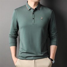 D66150钱塘2020-2中青年男士春秋薄款长袖休闲时尚T恤货稳P63，男装T恤，钱塘207-2