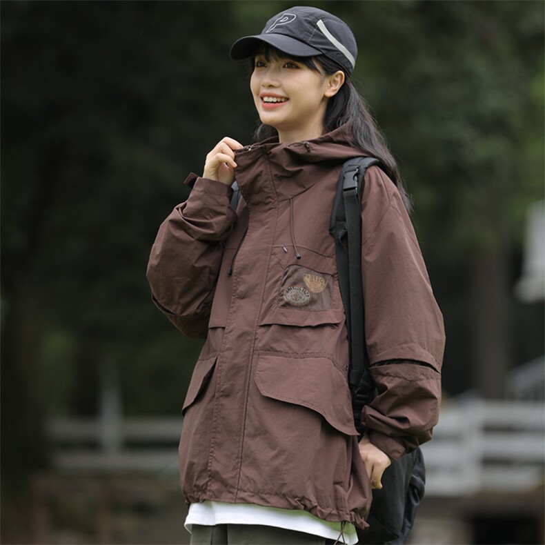 外27-2GANYOU日系纯色工装冲锋夹克JK57-P135,男装夹克,新杭派外27-2