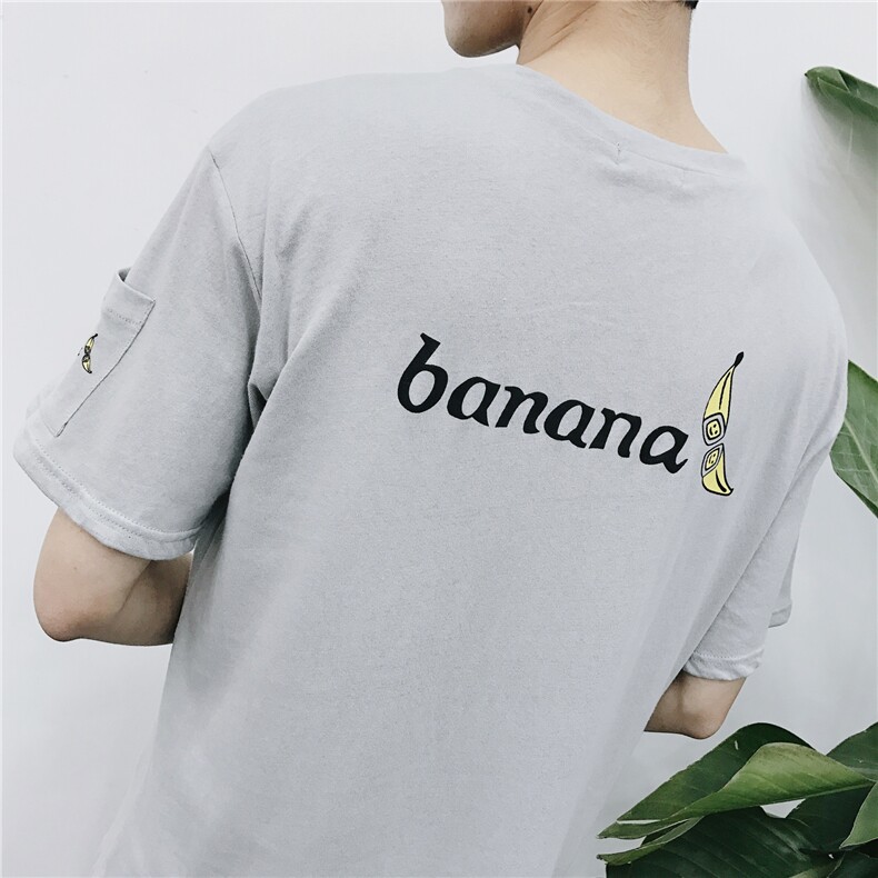 2021夏季休闲棉Tbanana印花短袖T恤703-T115,男装T恤,星座703