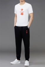 夏季T恤男运动套装短袖套装男夏装衣服男套装潮流休闲男士休闲t恤，男装休闲套装，电商B212（原钱塘6029）
