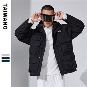 2020冬季新款棉服加厚时尚中性外套连帽棉衣男潮流 A436-907图片