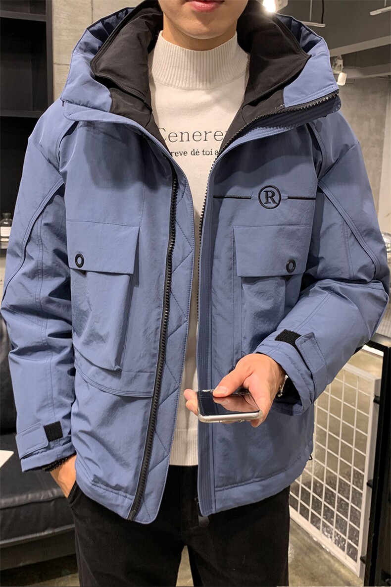 含新款80%白鸭绒羽绒服男立领外套DS-B293-F701,男装羽绒服,电商A306