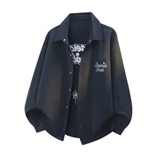 高品质鱼骨纹2026新款百搭翻领长袖衬衫A436-26019-P68118，男装衬衫，电商A436