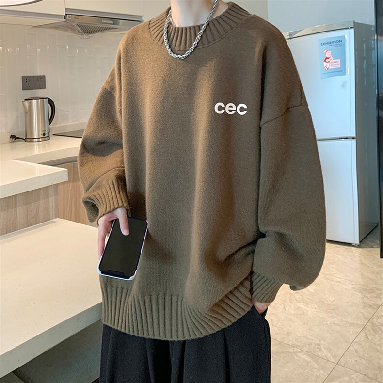 半高领毛衣男士大码针织衫男毛线衣男M18294-P45加绒款-P65,男装针织衫/毛衣,电商A040