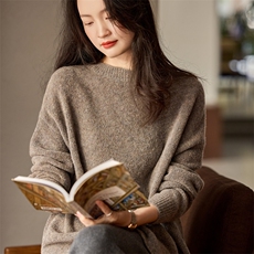 2025年秋季时尚百搭通勤简约休闲羊绒衫，女装羊绒衫，绒歆坊