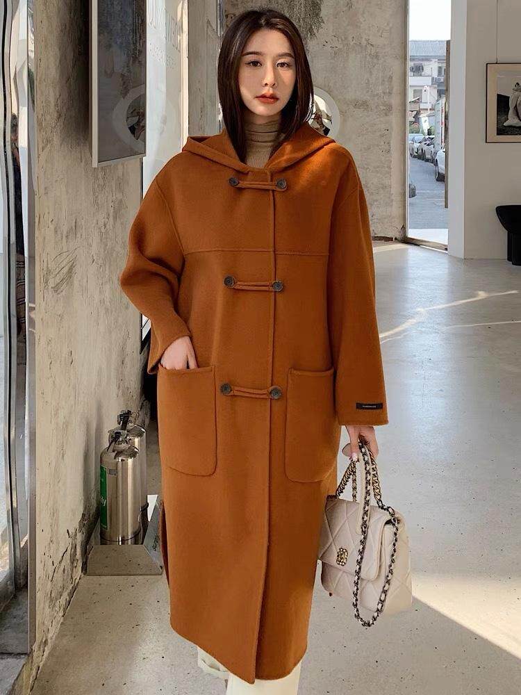 冬款双面羊绒大衣，其它，董与朱