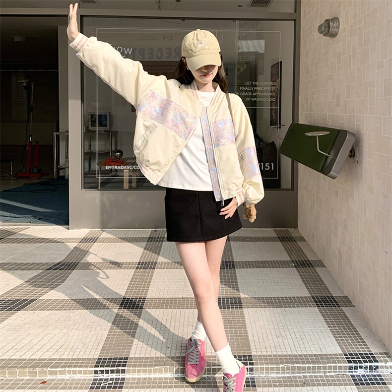 春现轻风刺绣印花小外套B190-501-P140-K198,女装短外套,2B190