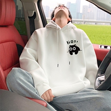 CM072P60新品重磅纯棉连帽卫衣秋冬外套卡通印花帽衫高街外套，男装卫衣，星座304A-1
