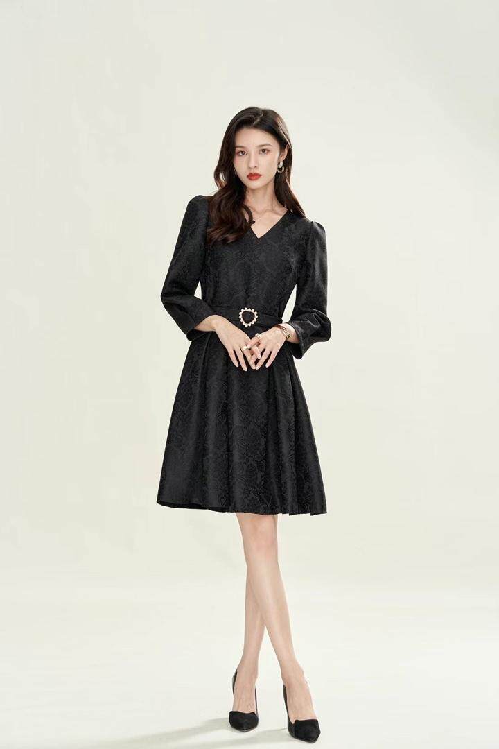 秋冬新款范儿连衣裙，女装连衣裙，牛牛原创