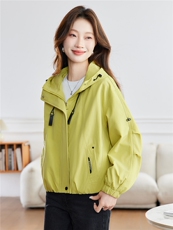 现货！2026年春季小个子女士短款外套，女装短外套，沐七七