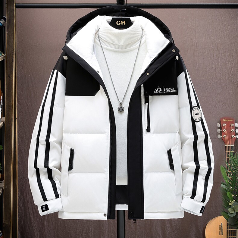 冬季加厚棉衣男休闲青年连帽棉衣百搭棉服外套MY8755-P113,男装棉衣,星座310B-3