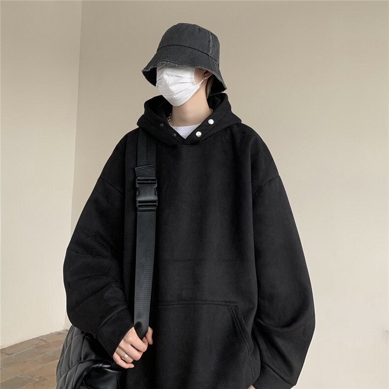 重磅oversize连帽卫衣男潮牌加绒美式复古宽松大码情侣外套上衣服,男装卫衣,星座1303B