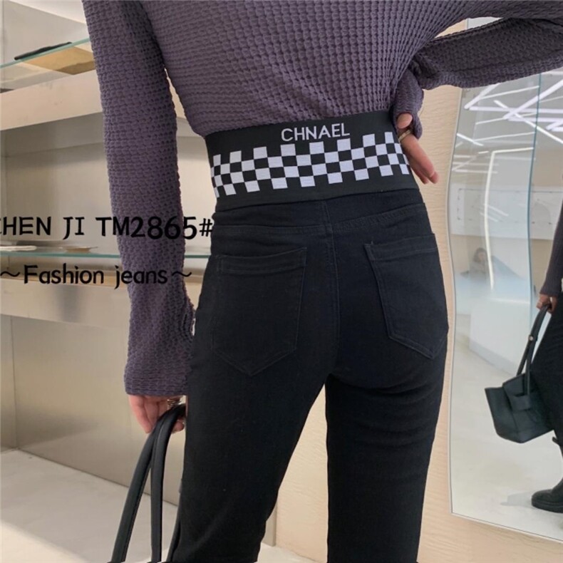 秋季棋盘格小脚裤，其它，臣己