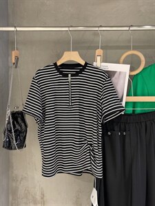 夏季新款条纹T图片