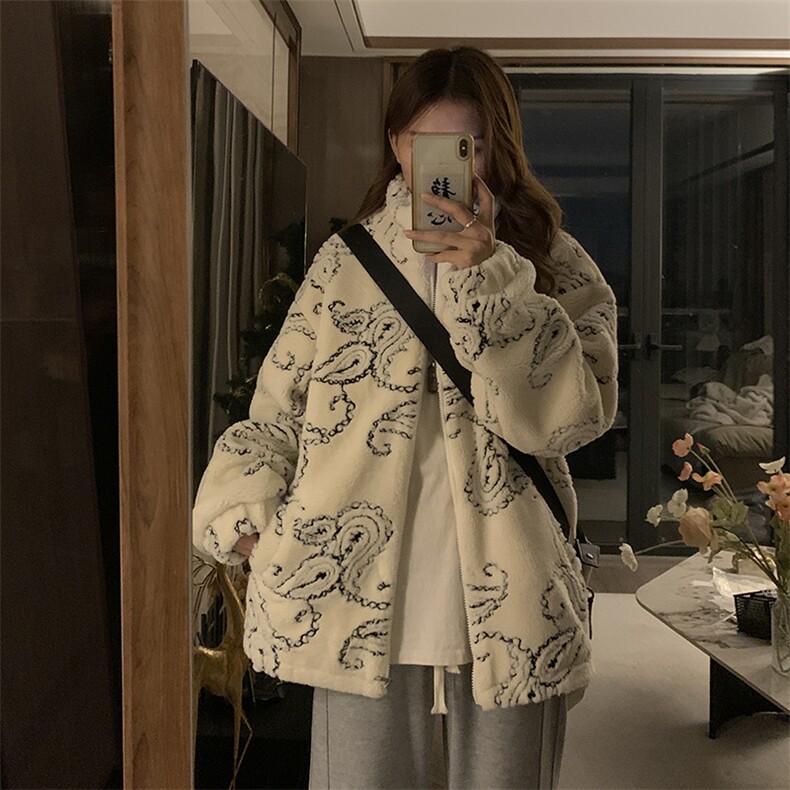 潮冬季新款羊羔毛外套中长款羊羔绒棉服女外套情侣款C554-P120,男装棉衣,星座911-2(原星座613-2）
