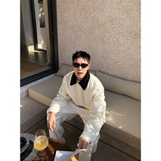 现货潮流秋季复合外套白色卡其色JK7730-P65，女装短外套，星座1109-4